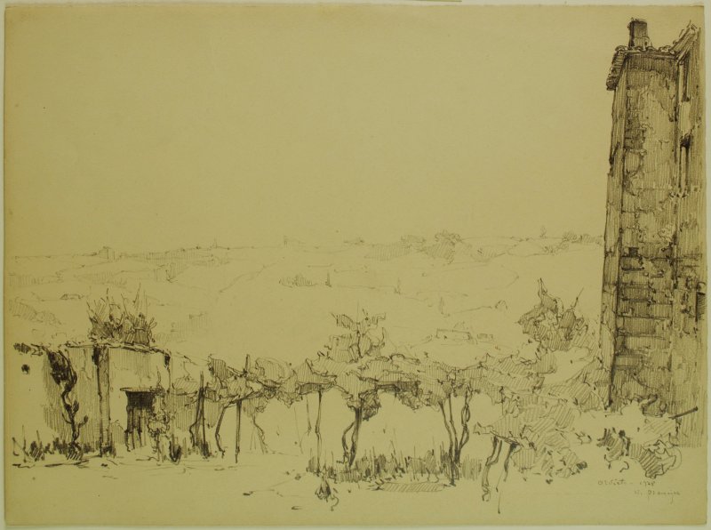 1928 - La porta dell'orto (studio)